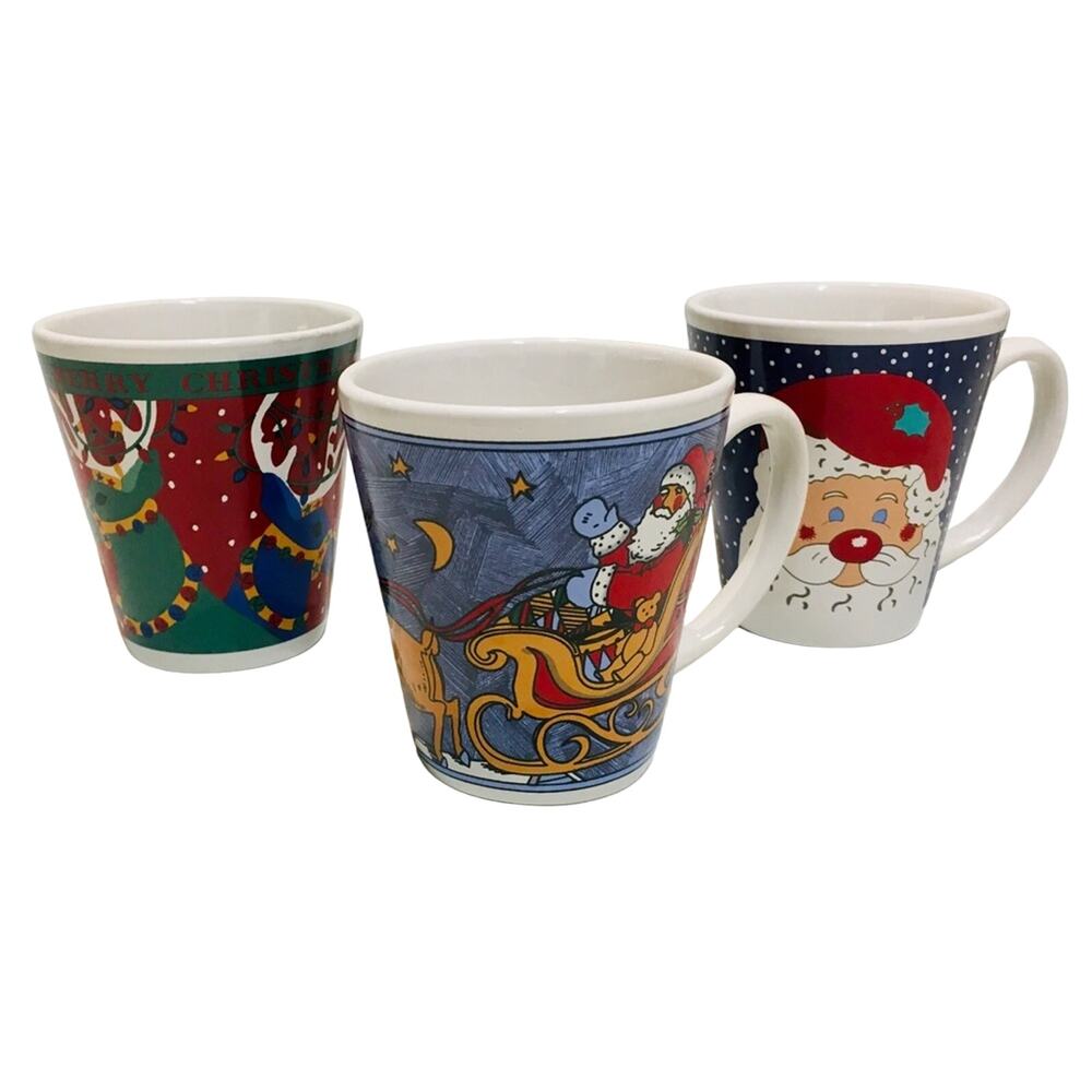Set of 3 Christmas Mugs
